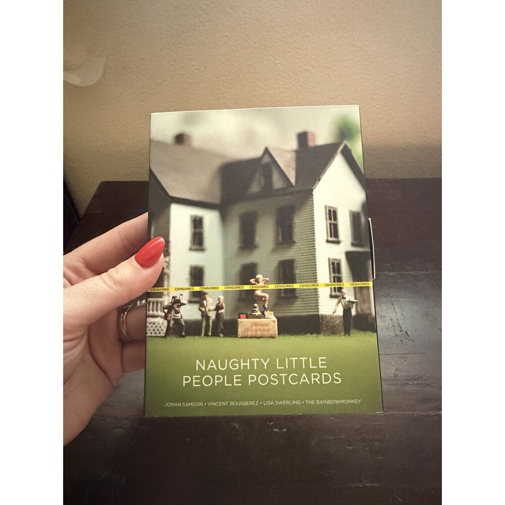 Naughty Little People Postcards 2012- 21 Detachable Cards - New